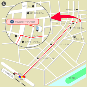 名古屋営業所アクセスマップ